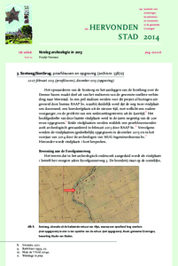  Sontweg/Sontbrug, proefsleuven en opgraving (3), 2013